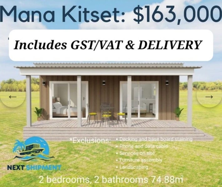 Kitset Home TWO BEDROOM TWO BATHROOM Mana Carousel 1
