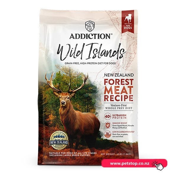 Addiction Wild Islands Forest Meat Venison High Protein Dry Dog Food 9kg Carousel 1