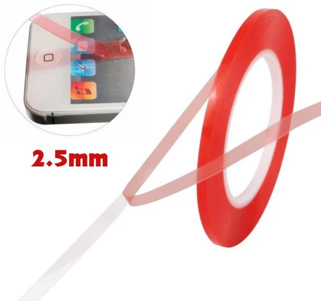 2.5mm Double Sided Tape Adhesive For Mobile Phone Repair 50meters Carousel 1
