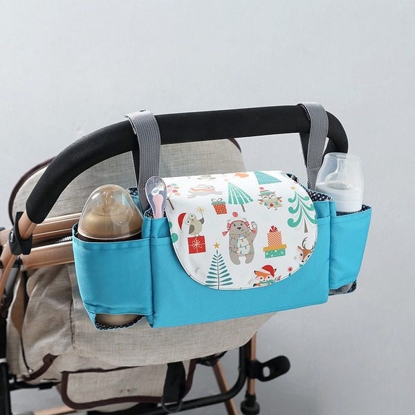 Baby Stroller Accessoris Bag Cup Holder Cover Bag Stroller Organizer Carousel 7
