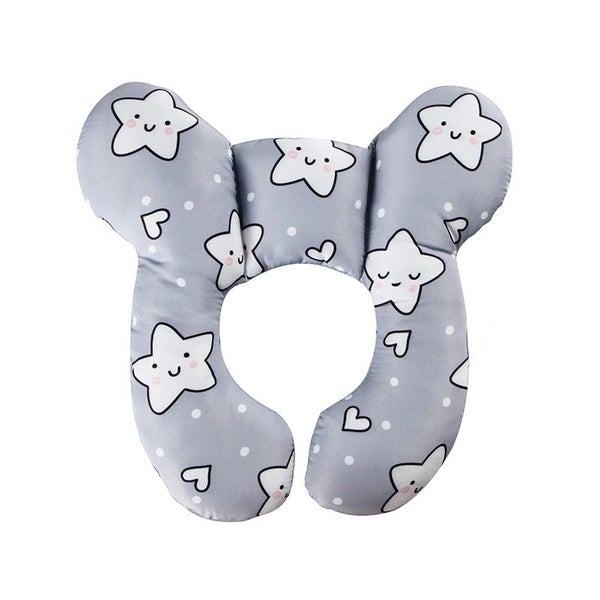 1Pcs Star Pillow Cartoon Pattern Baby U-Shaped Travel Stroller Head Carousel 2