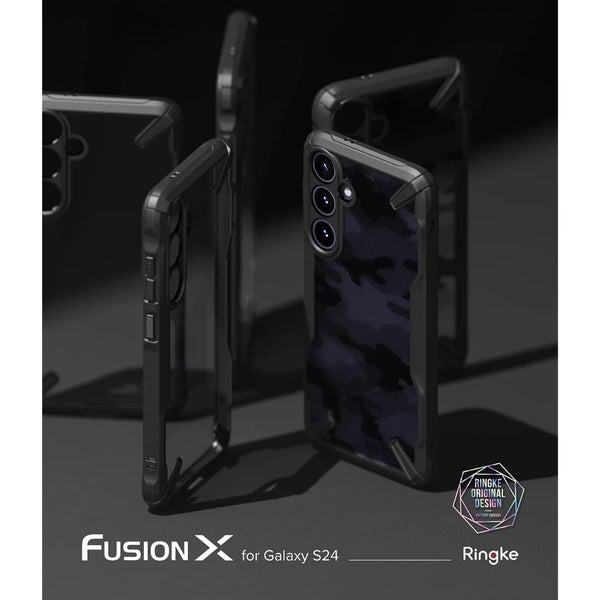 Samsung Galaxy S24 Case FusionX Camo-Black by Ringke Carousel 2