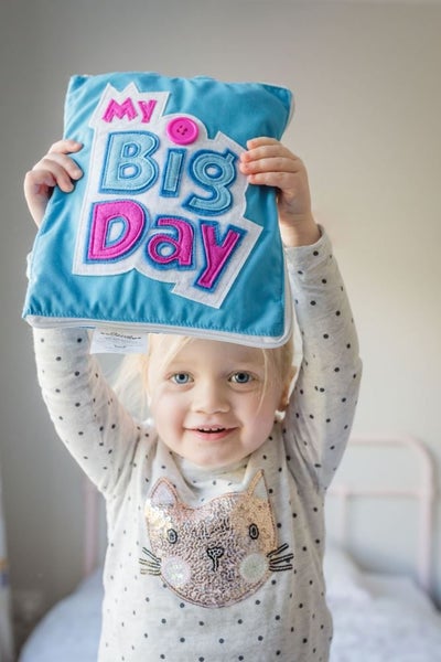 My Big Day Interactive Quiet Fabric Book Carousel 1