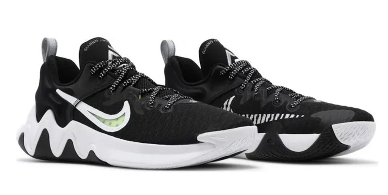 Nike Giannis Immortality Black Bolt Basketball Sneakers Men's US 12 - New no box Carousel 12