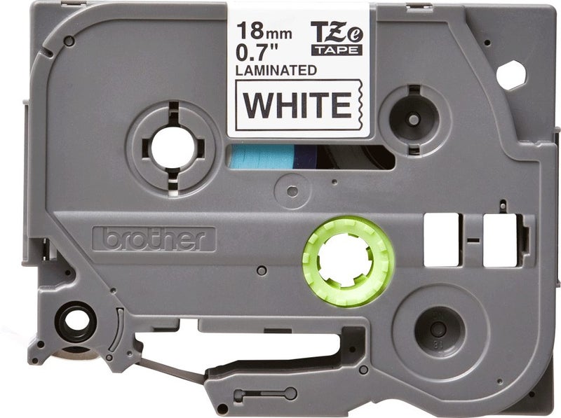 Brother TZe241 18mm TZ Tape Black on White Carousel 2