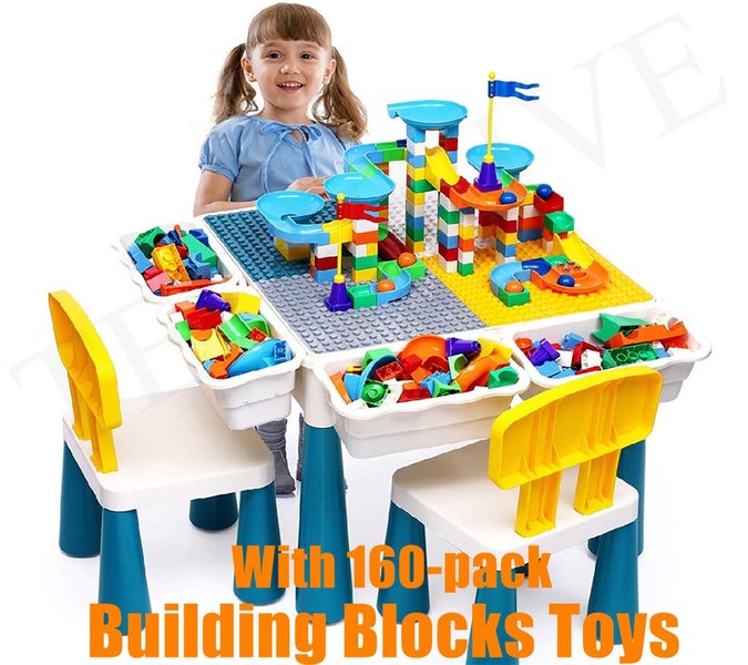 Kids Table and Chairs Set Toy Storage Desk NZ Stock Deal Carousel 1