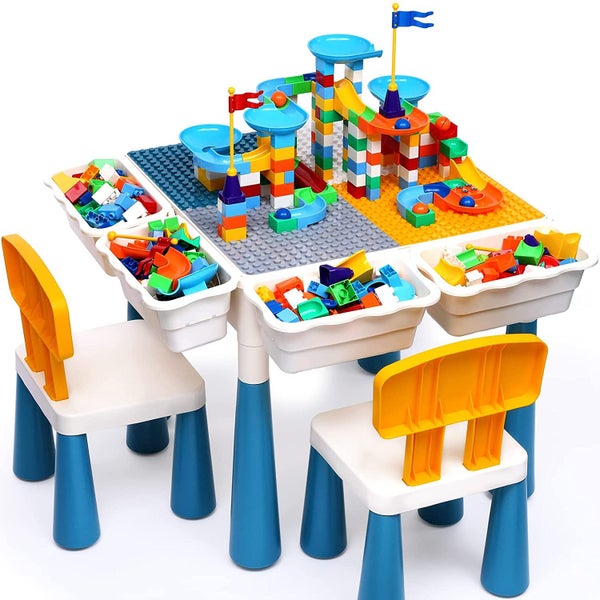 Kids Table and Chairs Set Toy Storage Desk NZ Stock Deal Carousel 10