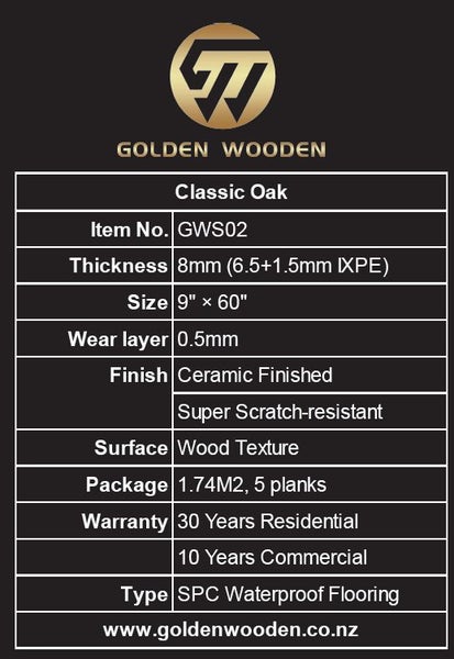 SPC Waterproof Flooring -8mm@39/m2 Carousel 3