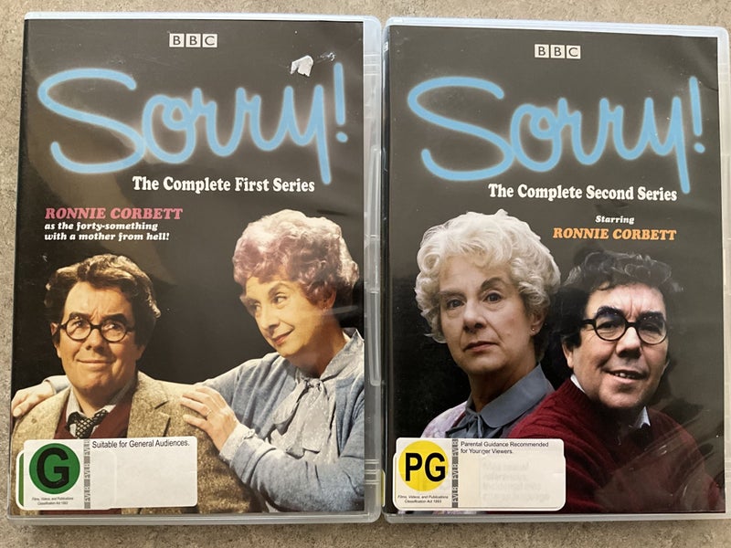SORRY SERIES ONE AND TWO - DVD SET. RONNIE CORBETT