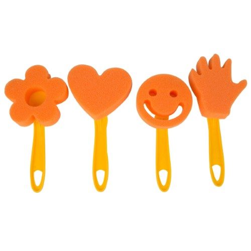 Kids Painting - Sponge Shape Stampers (4) Carousel 1