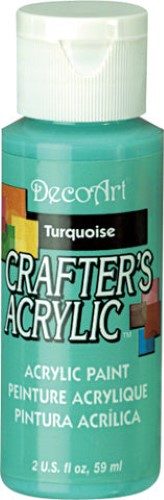 Acrylic Paint - Crafters Acrylic 2oz Turquoise Carousel 1