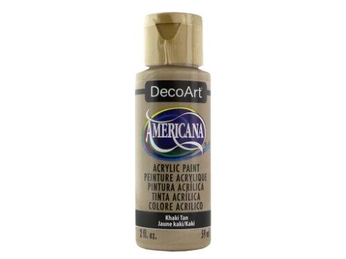 Acrylic Paint - Americana Acrylics 2oz Khaki Tan Carousel 1