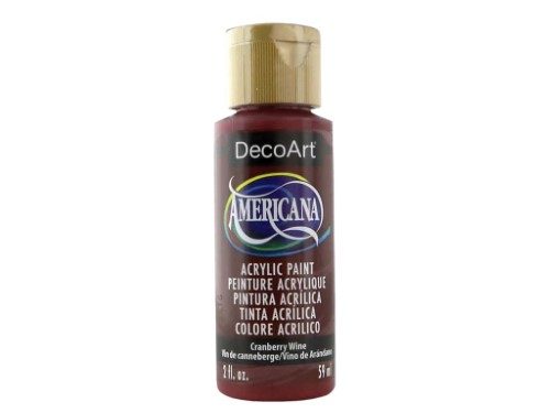 Acrylic Paint - Americana Acrylic 2oz Cranberry Wine Carousel 1