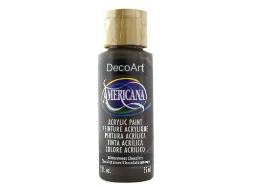 Acrylic Paint - Americana Acrylic 2oz Bittersweet Chocol Carousel 1