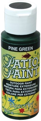 Acrylic Paint - Patio Paint 2oz Pine Green Carousel 1