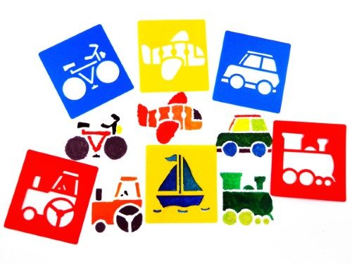 Stencil - Washable Stencils Transport (6) Carousel 1