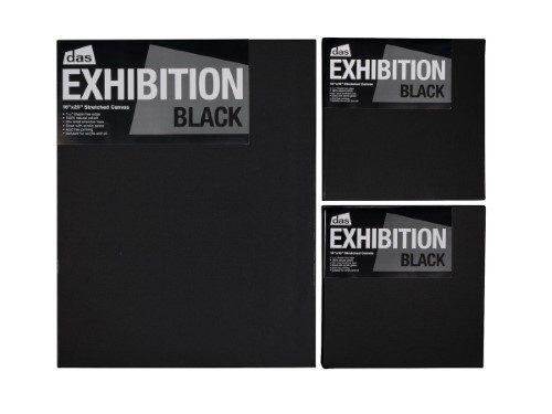 Das Exhibition Black 1.5 Canvas 15x15(Inches) Carousel 1