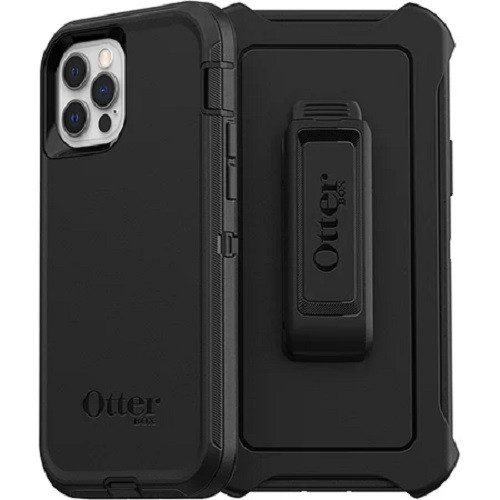 OtterBox Defender Apple iPhone 12 / iPhone 12 Pro Case Black - (77-65401), DR... Carousel 1