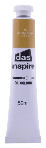 Artist Oil Paint - Das Inspire Oil 50ml Yellow Ochre Carousel 1