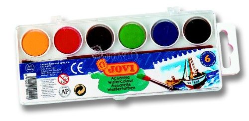 Paint Watercolour - Jovi Water Colours 22mm Bars 6s Carousel 1