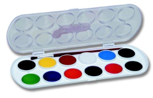 Paint Watercolour - Jovi Water Colours 30mm Bars 12s Carousel 1