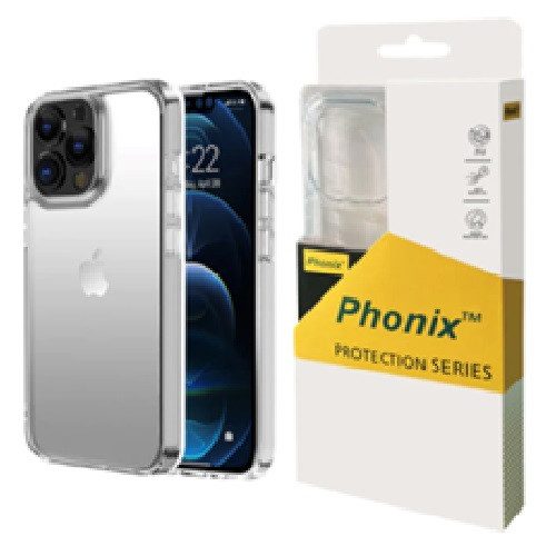 Phonix Apple iPhone 15 Pro (6.1') Clear Rock Shockproof Case Carousel 1
