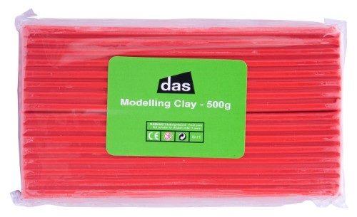 Das Modelling Clay 500g Red Carousel 1