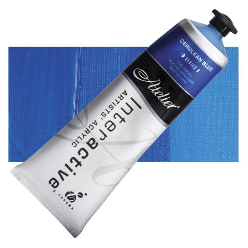 Acrylic Paint - Atelier 80ml Cerulean Blue Carousel 1