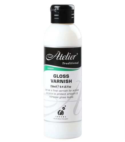 Acrylic Paint - Atelier Gloss Varnish 250ml Carousel 1