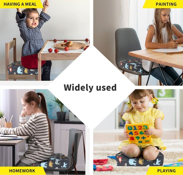 Kid Chair Cushion High Seat Pad Baby Infant Safe Booster Toddler Dinning Cushion Carousel 10