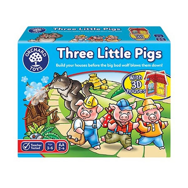 Orchard Toys Three Little Pigs Game Carousel 1