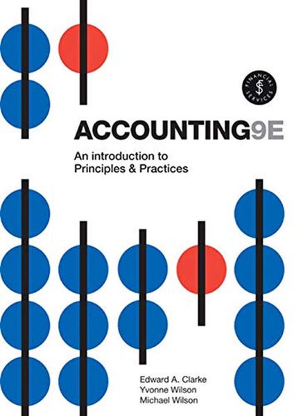 Accounting: An Introduction to Principles and Practice by Edward Clarke - Paperb Carousel 1