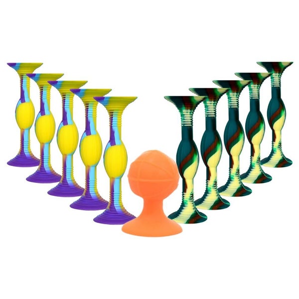 Interactive Double-Head Silicone Suction Cup Throwing Darts Carousel 1