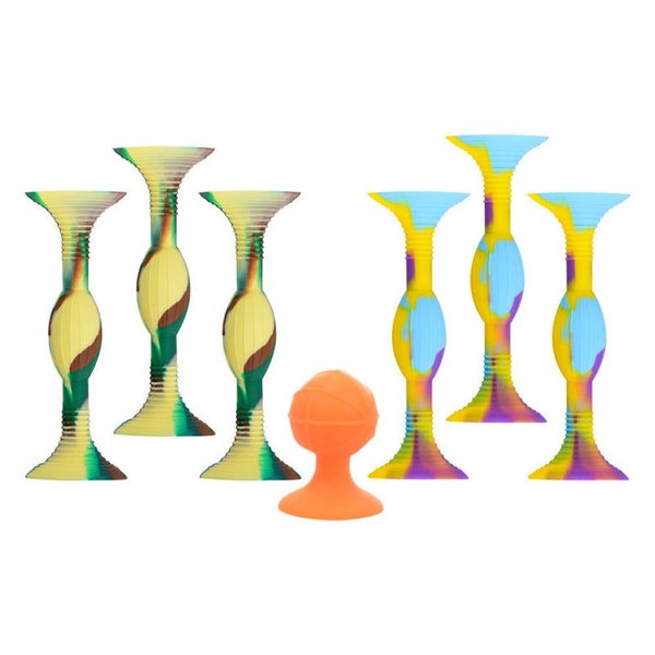 Interactive Double-Head Silicone Suction Cup Throwing Darts Carousel 10