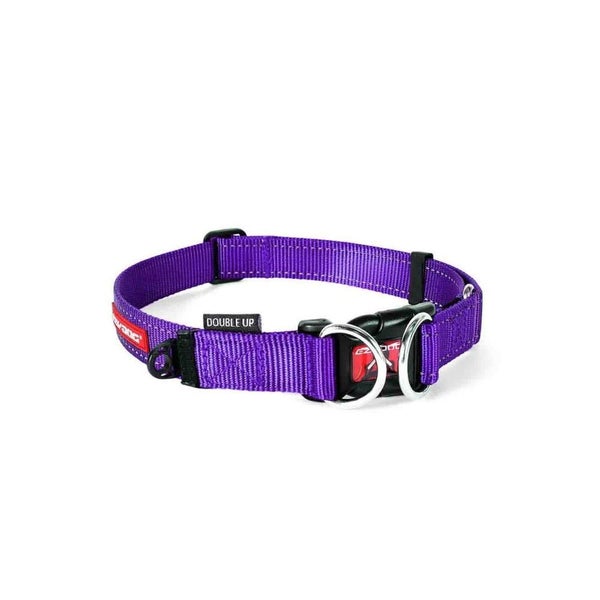 Ezy Dog Collar Double Up - Medium - Purple Carousel 1