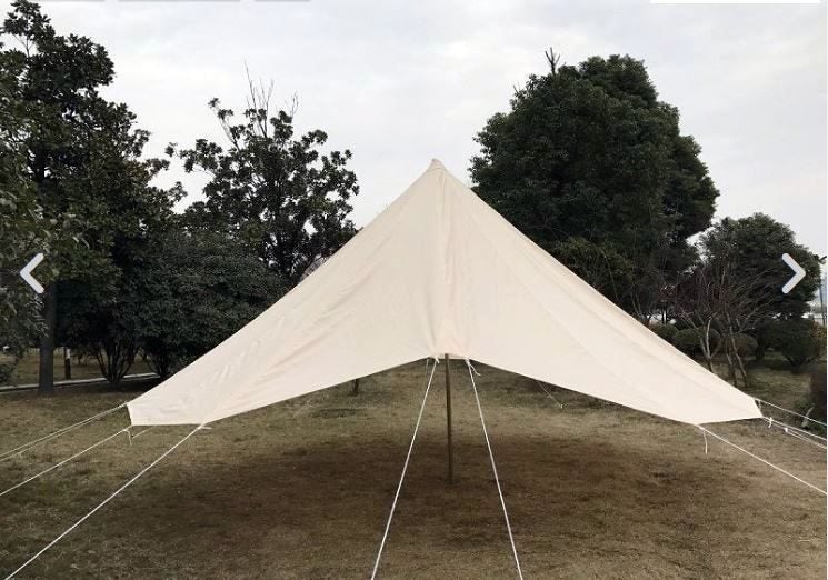5m Canvas Bell Tent with Fly **1-YEAR WARRANTY** Carousel 2