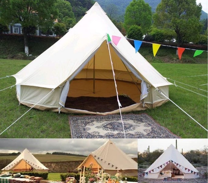 5m Bell Tent for Family Glamping **1-YEAR WARRANTY** Carousel 2