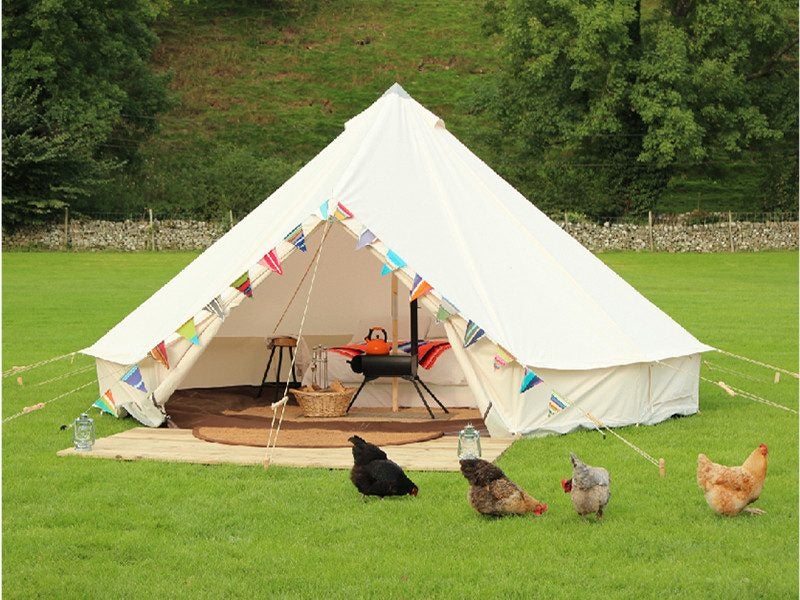 5m Bell Tent Oxford 900D Canvas for the Family **1-YR WARRANTY** Carousel 1