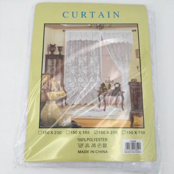 Curtain - White 2.10m (6 Units) Carousel 1