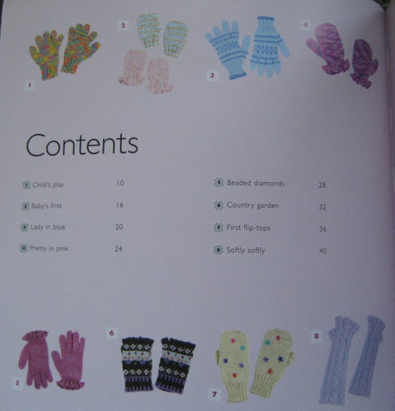 30 GLOVES MITTENS KNITTING PATTERNS CRAFT BOOK ADULT CHILDREN Carousel 2