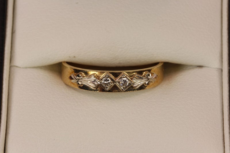 9ct Dual Diamond ring Carousel 9
