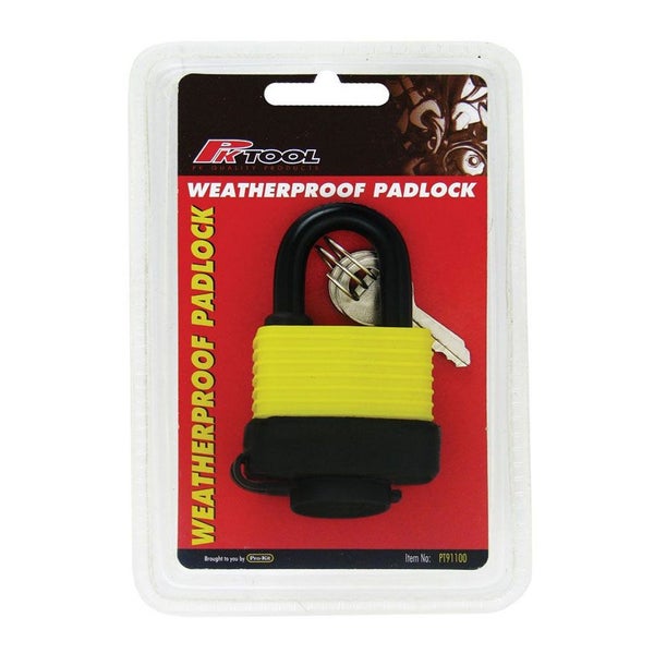 PK Tools Weatherproof Padlock 40mm with 2 x keys Carousel 1