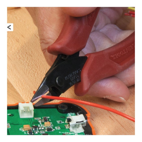 Klein Flush Wire Cutter Lightweight Cut up to 16AWG / 2mm Carousel 2