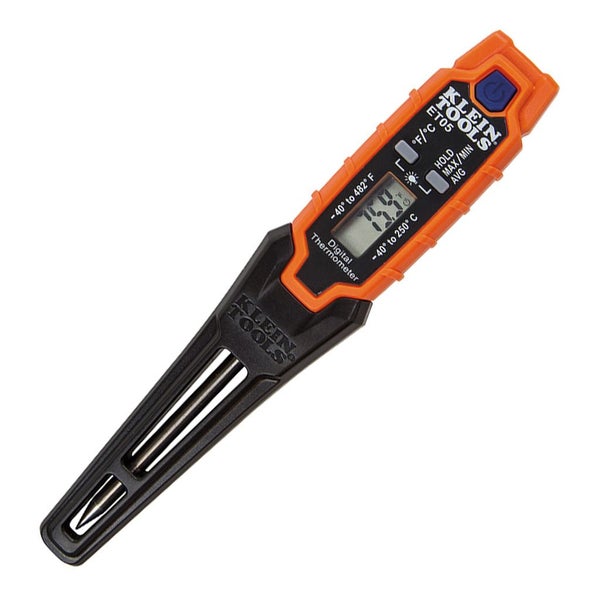 Klein Digital Pocket Thermometer -40 to 250 C Contact / Non-Contact Carousel 2