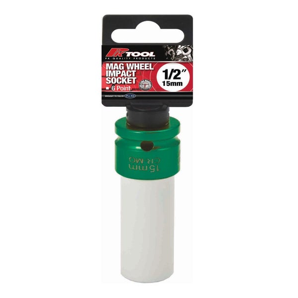 PK Tools 1/2"dr 15mm Deep Impact Socket Mag Wheel Protection Carousel 1