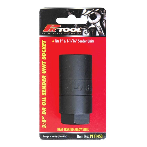 PK Tools Oil Pressure Switch Socket 3/8"Dr Fits 26mm / 27mm (1" / 1 1/16") Carousel 1