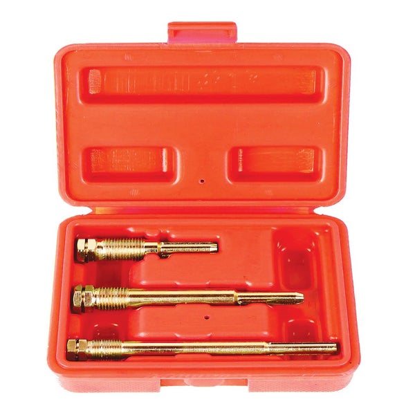 PK Tools Glow Plug Reamer 3pc Set M10, M12 (Short) M12 (Long) Carousel 1