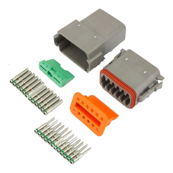 Deutsch DT 12-Way 12 Pin Electrical Connector Waterproof Plug Kit Carousel 1