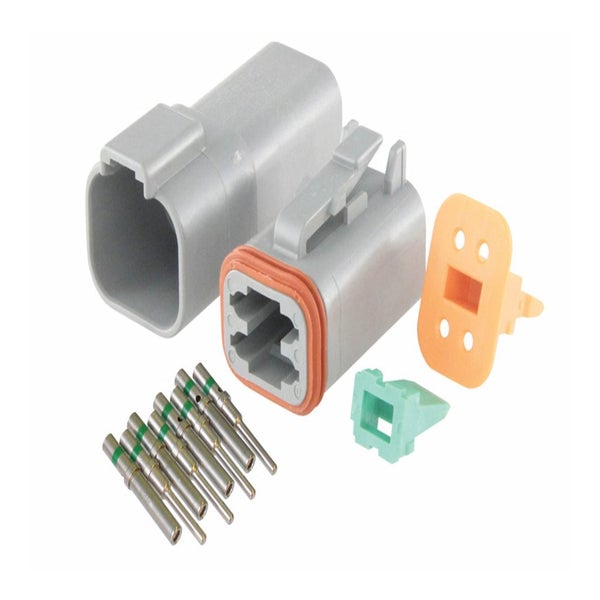 Deutsch DT 4-Way 4 Pin Electrical Connector Waterproof Plug Kit Carousel 2