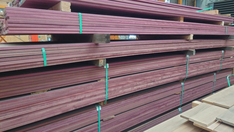 Purpleheart A Grade Decking - 140x19 - 500 LM Carousel 1